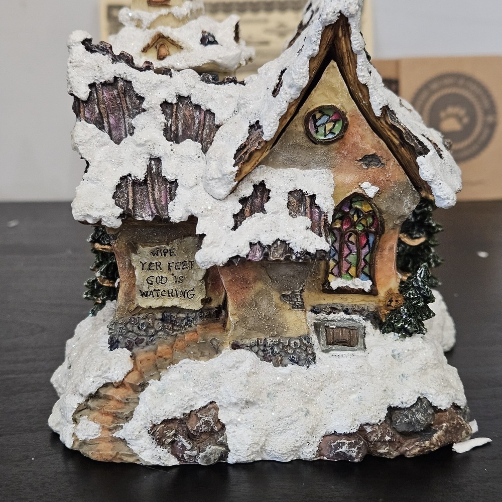 Boyds St Nicholas Chapel Nativity PAC + Figs Follow Yonder Star Christmas OB EUC - Picture 11 of 16